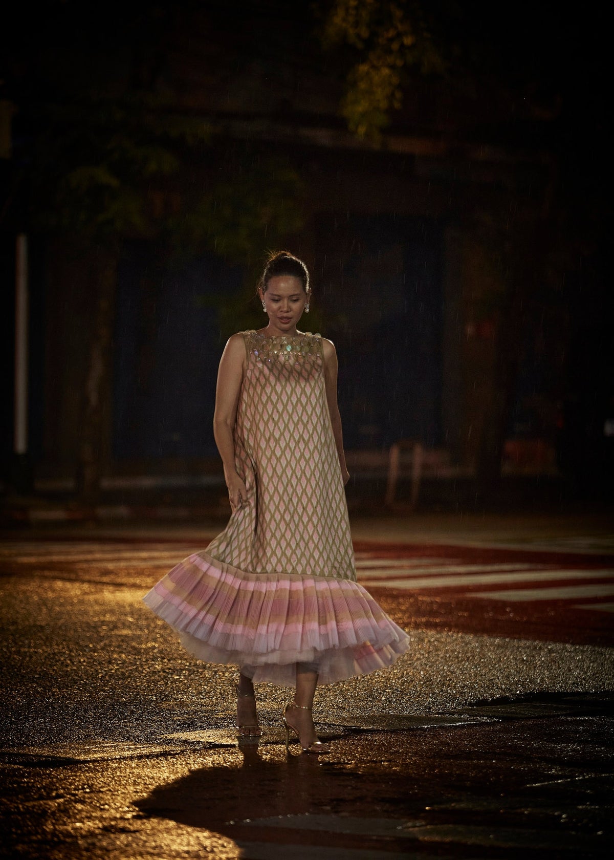 silk dress bangkok Pink Thai Silk Dress – theatrebangkok