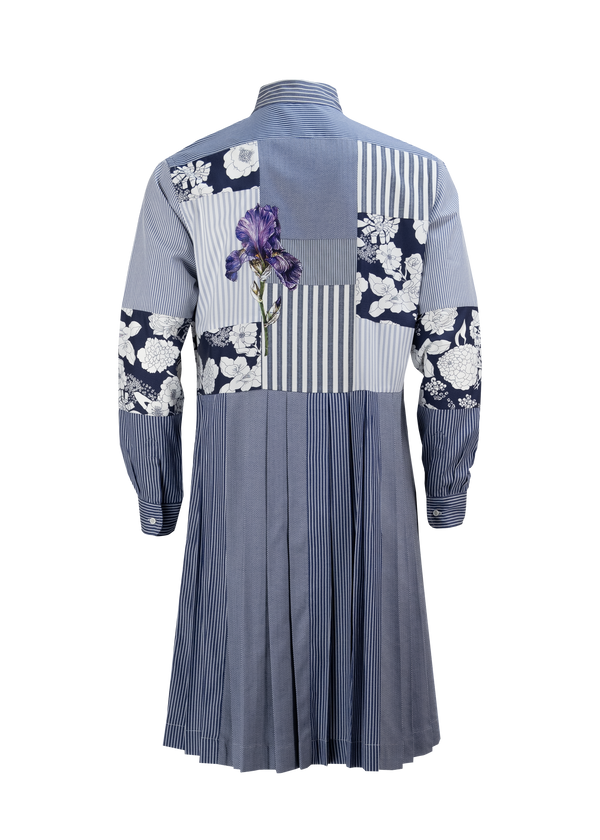 Iris Patchwork Cotton Dressshirt G