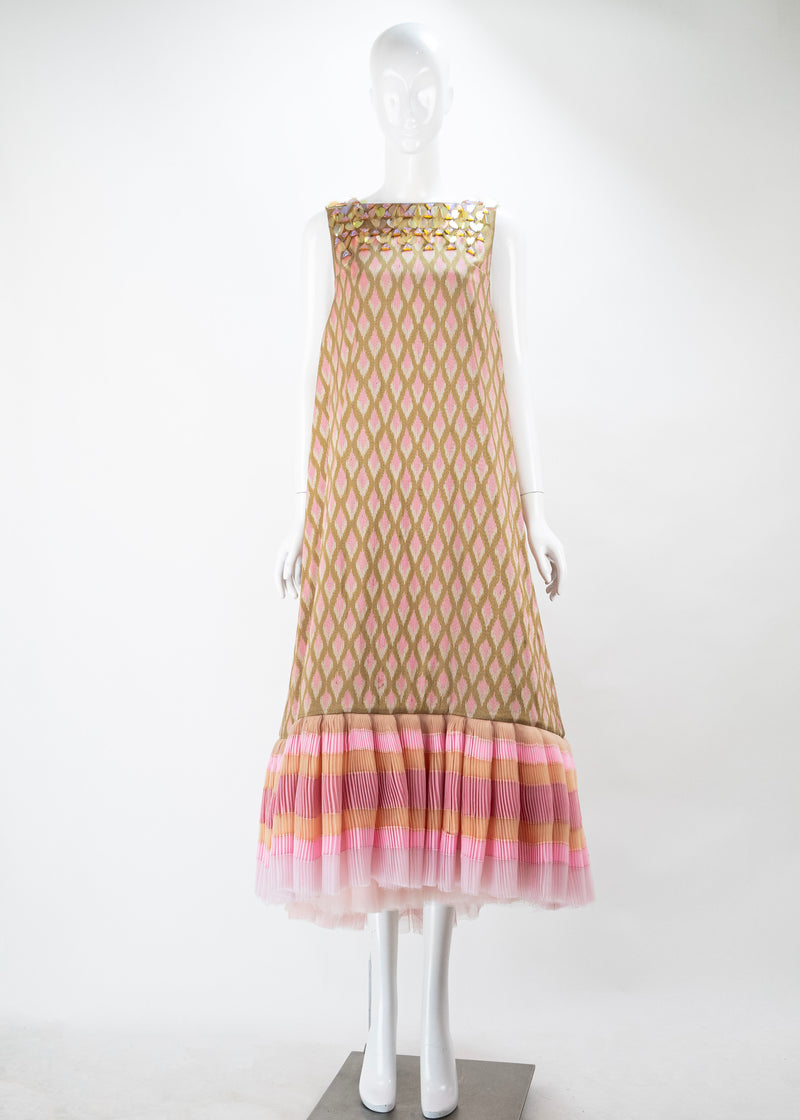 Pink Thai Silk Dress – theatrebangkok Pink Thai Silk Dress – theatrebangkok