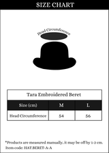 Tara Embroidered Beret