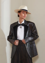 Black Metallic Suit