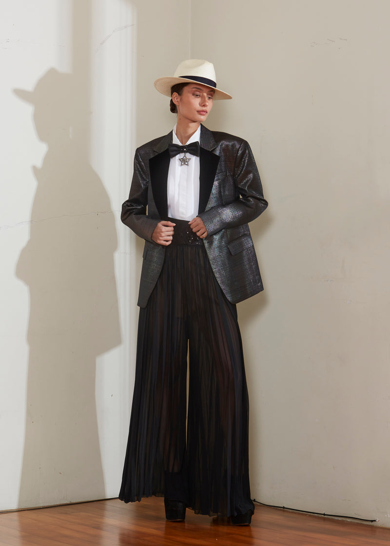 Black Metallic Suit