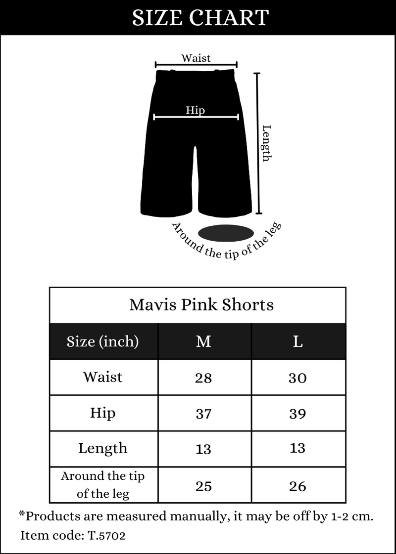 Mavis Pink Shorts