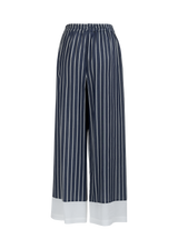 Blue Striped Pants