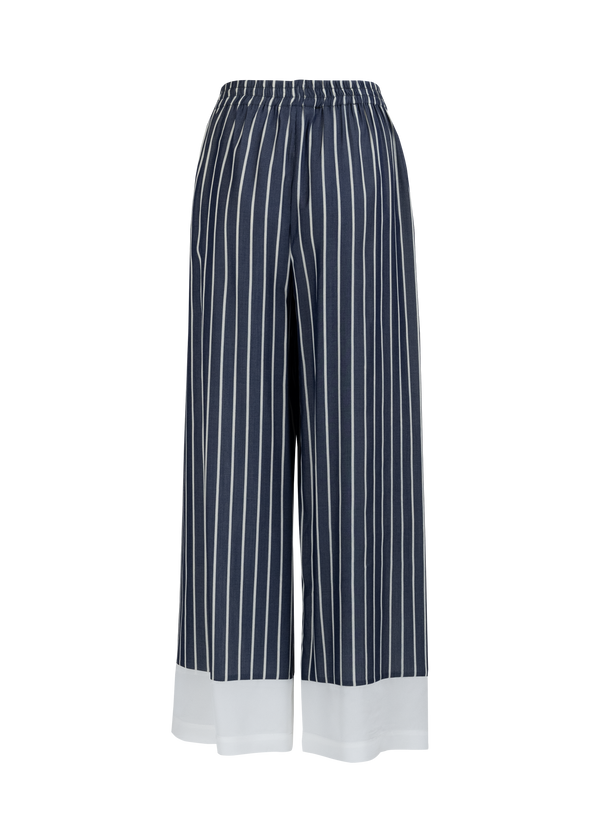 Blue Striped Pants