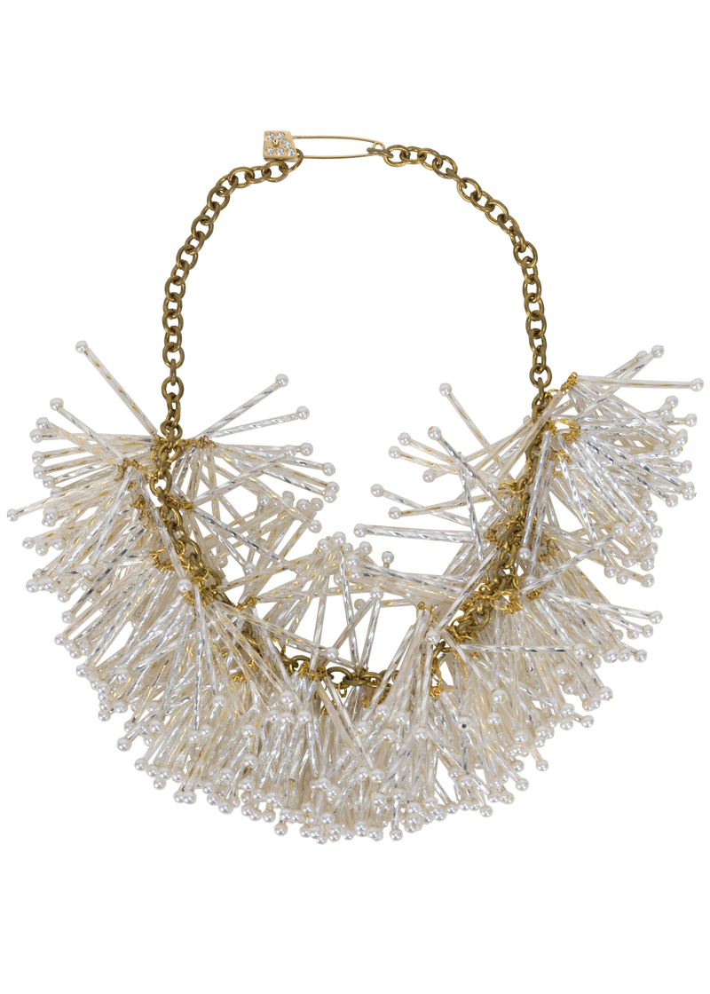 Pollen Flower Pearls Necklace