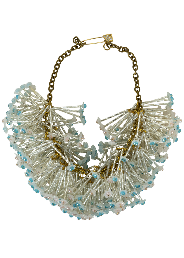 Pollen Flower Blue Necklace