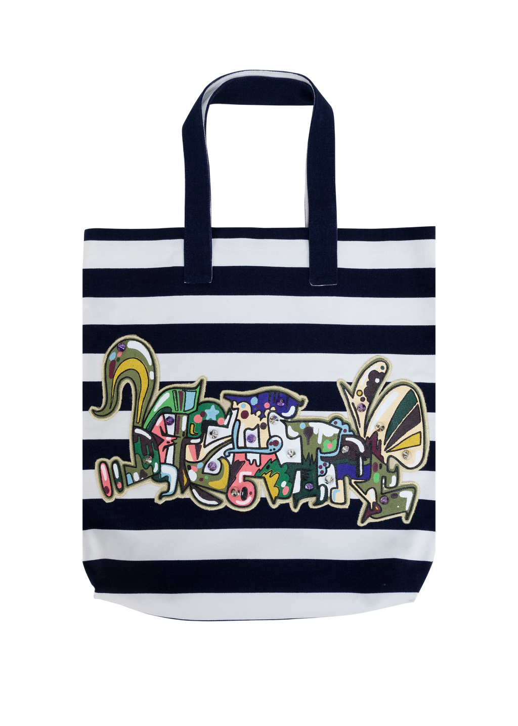 Transparent top graffiti bag