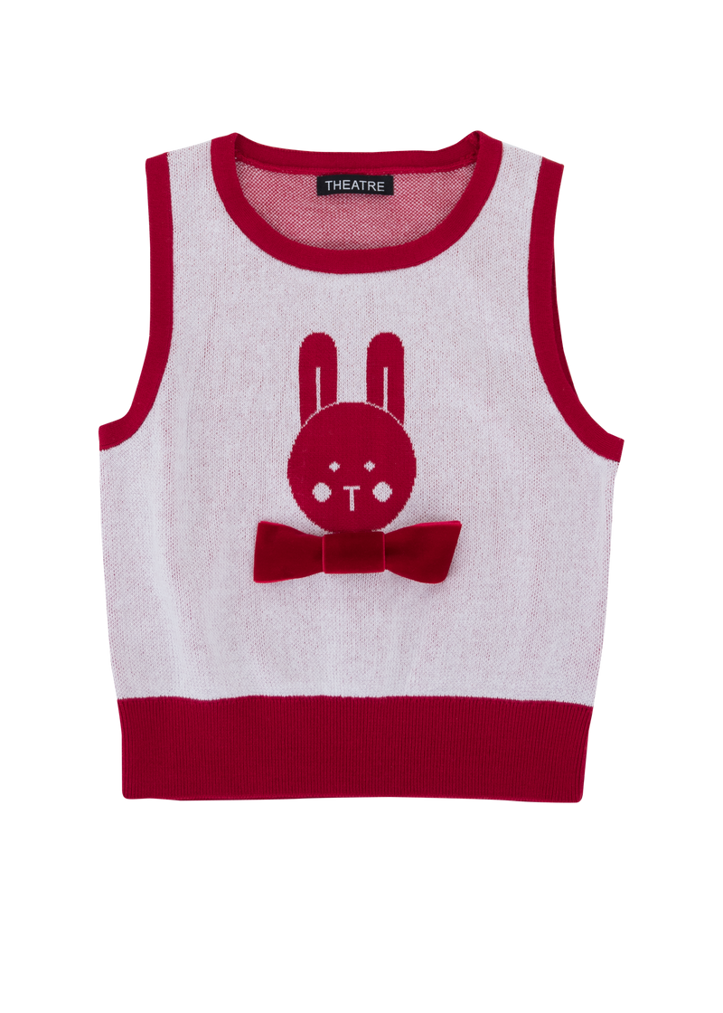 Rabbit Bow Tie Tank Top