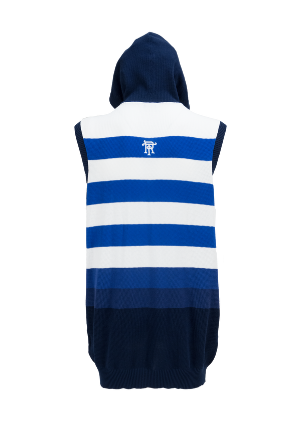 Lydgate Beach hoody - Blue&White