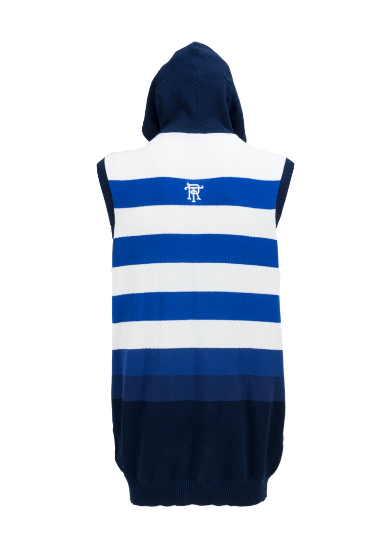 Lydgate Beach hoody - Blue&White