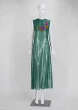 Green Silk Dress