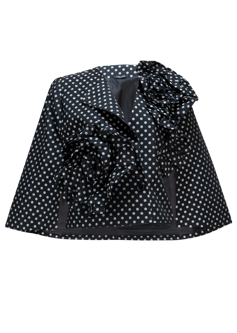 Polka Dot Flowers Top B