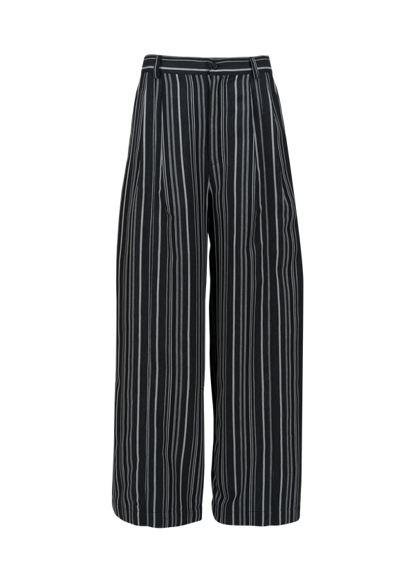 Striped Black Pants