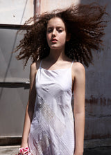White Patchwork Dress